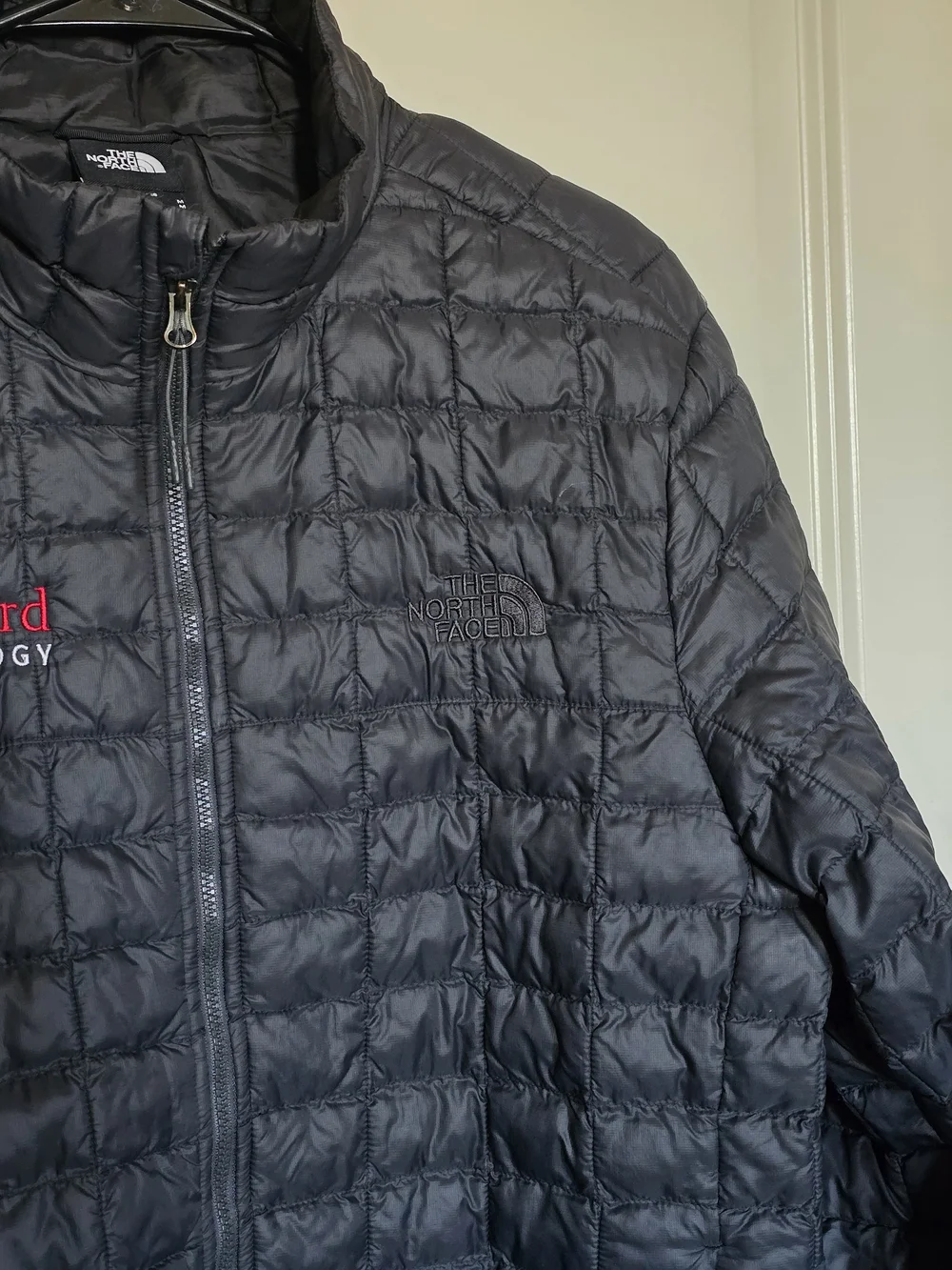 The North Face Men's Black Puffer Jacket - Stanford Radiology Embroidered
